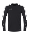 JAKO Power Sweatshirt Schwarz Weiss F800 - schwarz