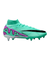 Nike Air Zoom Mercurial Superfly IX Elite SG-Pro AC Peak Ready Grün Pink Schwarz F300 - gruen