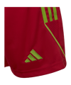 adidas Tiro 23 Short Kids Rot Grün - rot
