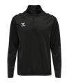 Hummel hmlCORE XK HalfZip Sweatshirt Schwarz F2001 - schwarz