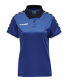 Hummel Authentic Functional Poloshirt Damen F7045 - blau