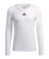 adidas Team Base Top langarm Weiss - weiss