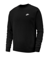 Nike Club Crew Sweatshirt Schwarz Weiss F010