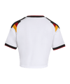 adidas DFB Deutschland Cropped Trikot Home WM 2026 Damen Weiß - weiss