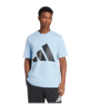 adidas Essentials Big Logo T-Shirt Blau - blau