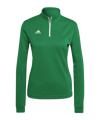 adidas Entrada 22 HalfZip Sweatshirt Damen Grün - gruen