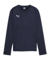 PUMA teamGOAL Training Sweatshirt Damen Blau F06 - dunkelblau