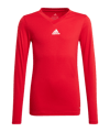 adidas Team Base Top langarm Kids Rot - rot