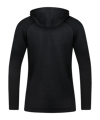 JAKO Challenge Freizeit Kapuzenjacke Damen F501 - schwarz