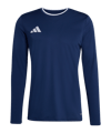 adidas Entrada 26 Trikot Langarm Dunkelblau - weiss
