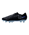 Nike Tiempo Legend X Elite SG AC Shadow Schwarz Silber Blau F040 - schwarz
