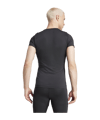 adidas Techfit Aeroready T-Shirt Schwarz - schwarz