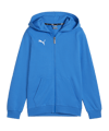 PUMA teamGOAL Casuals Kapuzenjacke Kids Blau F02 - blau