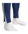 adidas Tiro 24 Slim Trainingshose Blau Weiss - blau