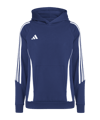 adidas Tiro 24 Hoody Kids Blau Weiss | - blau