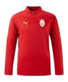 PUMA Galatasaray Istanbul 1/4 Zip Sweatshirt Rot F01 - rot