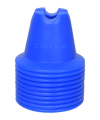 Cawila Mini-Pylone | Trainingskegel | Minihürden |  | 10er Set | Blau - blau