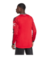 adidas Manchester United Longsleeve Trikot Home 2025/2026 Rot - rot