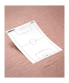Cawila PRO NOTEPAD | 50 Blatt DIN A4 |  | Fußball Taktikblock - weiss