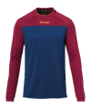 Kempa Prime Shirt langarm Blau Rot F11 - blau