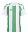 adidas Striped 24 Trikot Kids Weiss Grün - weiss