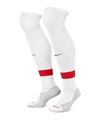 Nike Strike KH Stutzen Weiss Rot F103 - weiss