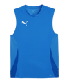 PUMA teamGOAL Tanktop Blau Weiss F02 - blau