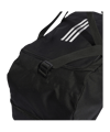 adidas Tiro League Duffel Bag Gr. L Schwarz Weiss - schwarz