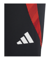 adidas Tiro 24 Competition Trainingshose Kids Schwarz Rot - schwarz