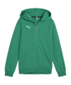 PUMA teamGOAL Casuals Kapuzenjacke Kids Grün F05 - gruen