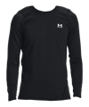Under Armour CG Fitted Crew Langarmshirt F001 - schwarz