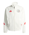 adidas Ajax Amsterdam Anthem Jacke Weiß - weiss