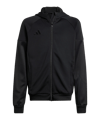 adidas Tiro 25 Travel Kapuzenjacke Kids Schwarz | - schwarz