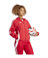 adidas Tiro 24 Windbreaker Damen Rot Weiss - rot