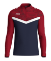 JAKO Iconic HalfZip Sweatshirt Kids Blau F901 - blau