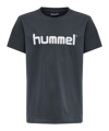 Hummel Cotton T-Shirt Logo Kids Grau F8571 - grau