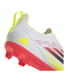 adidas F50 League FG Pure Victory Kids Weiß - weiss