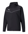 PUMA teamRISE Allwetterjacke Schwarz Weiss F03 - schwarz