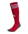 adidas Adisock 23 Strumpfstutzen Rot Weiss Grau - rot