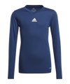 adidas Team Base Top langarm Kids Blau