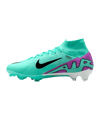Nike Air Zoom Mercurial Superfly IX Elite FG Peak Ready Grün Schwarz Pink F300 - gruen