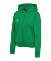Hummel GO 2.0 Kapuzenjacke Damen Grün F6235 - gruen