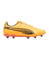 PUMA KING Match FG/AG The Forever Faster Orange Schwarz F05