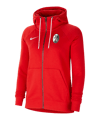 Nike SC Freiburg Sweatjacke Damen Rot F657 