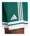 adidas Squadra 25 Short Dunkelgrün/Weiß - gruen