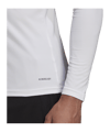 adidas Team Base Top langarm Weiss - weiss