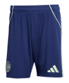 adidas Ajax Amsterdam Short Away 2025/2026 Blau - blau