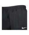 Nike Team Stock Running Short Schwarz F010 - schwarz