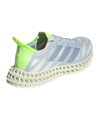 adidas 4DFWD 3 Damen Grau Lila Gelb Laufschuh - grau