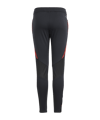 adidas Tiro 24 Competition Trainingshose Kids Schwarz Rot - schwarz
